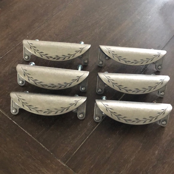 Amerock Nature's Splendor 3 Inch Center to Center Weathered Nickel Cabinet Pulls - Picture 2 of 3